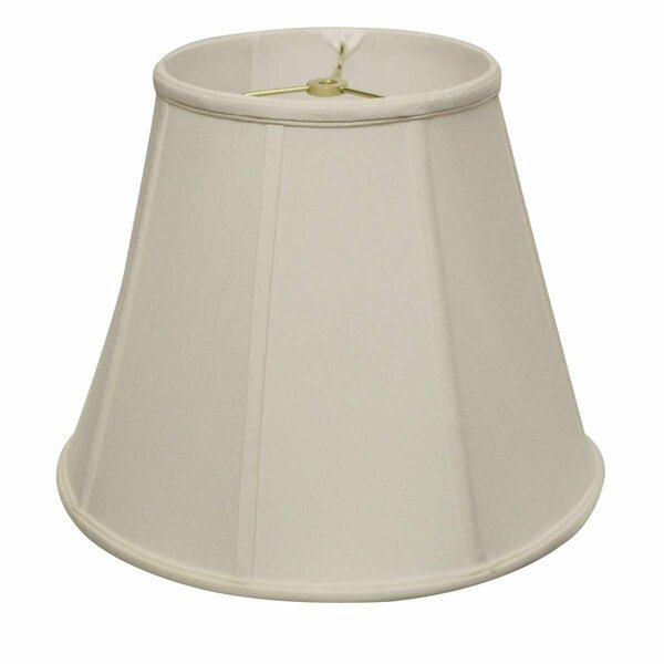 Homeroots 20 in. White Slanted Empire Monay Shantung Lampshade 469566